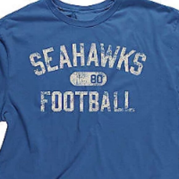 NFL Men's Seattle Seahawks Steve Largent Retro Short Sleeve T-Shirt  14835 - Picture 2 of 2